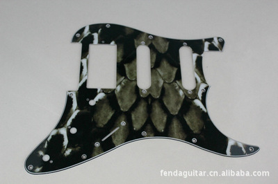 【類FENDER電吉他護板ST劍龍紋護板單單雙拾音器孔】價格,廠家,圖片,樂器配件,惠州市惠陽區秋長倍音五金電子加工部-